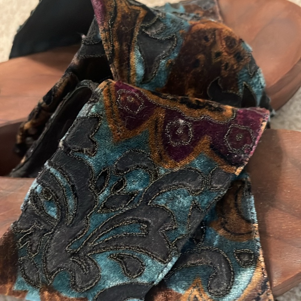 Free People Velvet Dream Wooden Sandals - Picture 7 of 7